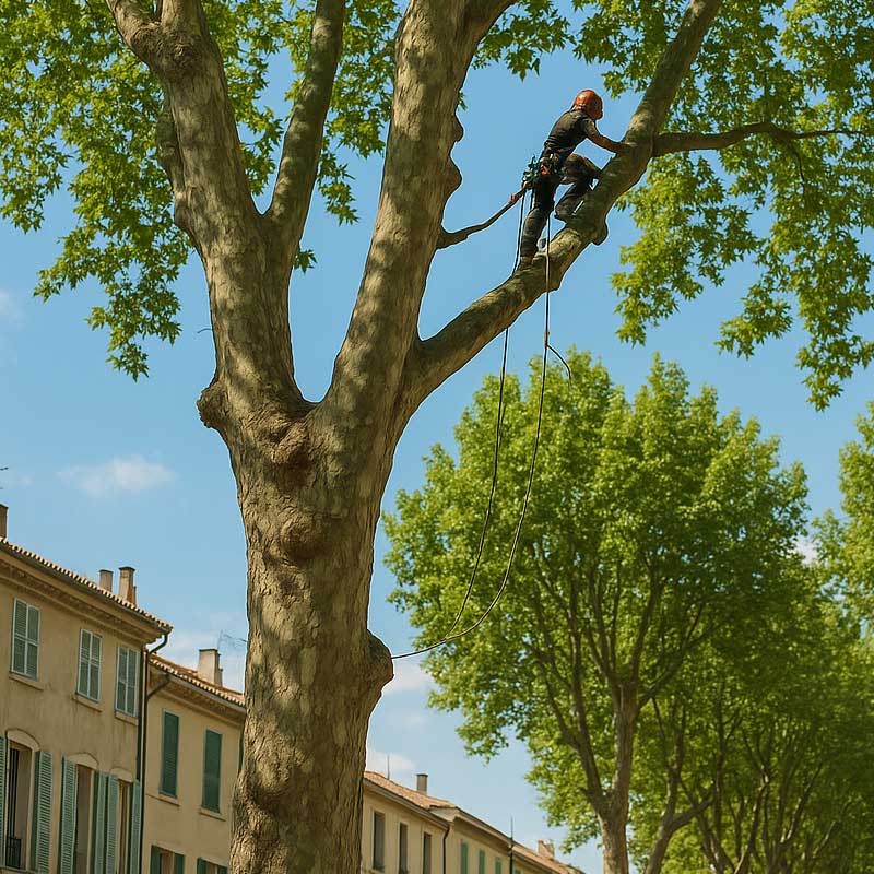 elagueur-grimpeur-var-83-elagage-platane-milieu-urbain